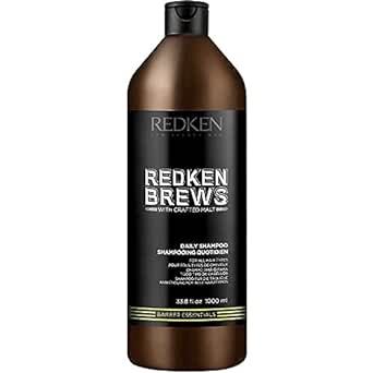 Redken Brews Daily Shampoo For Men | Lightweight Hydrating Hair Cleanser | Add Moisture and Shine to Dry Hair | For All Men's Hair Types