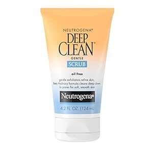 Neutrogena Deep Clean Gentle Daily Facial Scrub, Oil-Free Cleanser, 4.2 fl. Oz