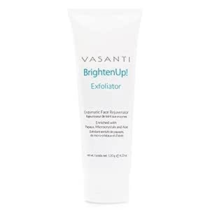 VASANTI Enzymatic Face Rejuvenator Exfoliating Face Wash Enriched with Papaya, Microcrystals, Aloe Vera - Get Healthy Glowing Skin - Original Size (120g)