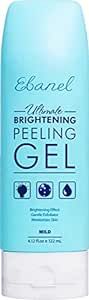Ebanel Exfoliating Face Scrub Peeling Gel with Aloe, Honey, Peptides, 4.12 oz (122 ml)