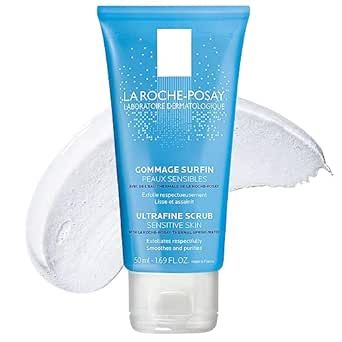 La Roche-Posay Ultra-Fine Scrub for Sensitive Skin, Gentle Exfoliating Face Wash with Ultra-Fine Pumice Particles to Remove Dead Skin