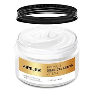 Snail Mucin Cream Skincare Moisturizer: Korean skin care for face - Advanced Snail Mucin all in one cream with 93% Snail Mucin Niacinamide Hyaluronic Collagen Hydrating Dark spot Wrinkle facial care