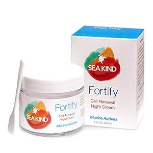 Sea Kind Natural Skin Care Anti-Wrinkle Cream and Face Moisturizer, Anti-Aging Night Cream with Marine Actives